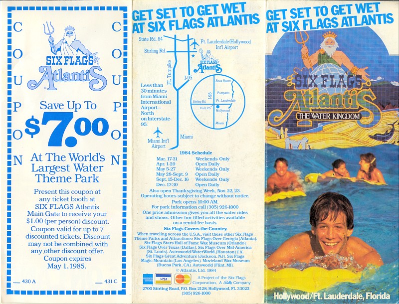 Whatever Happened to Six Flags Atlantis Waterpark in Hollywood Florida?