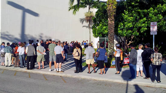 Coral Springs Residents Show Patience During Early Voting