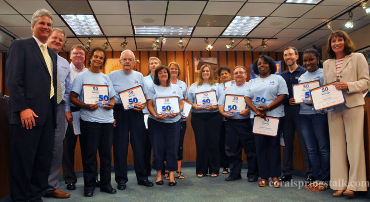 City Commission Recognizes 50th Anniversary Committee