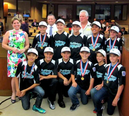 Coral Springs Little League Team Get Proclamation From Broward County ...
