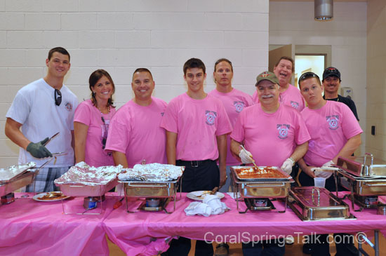 Coral Springs Fire Department Hosts “Pinktober” Spaghetti Dinner