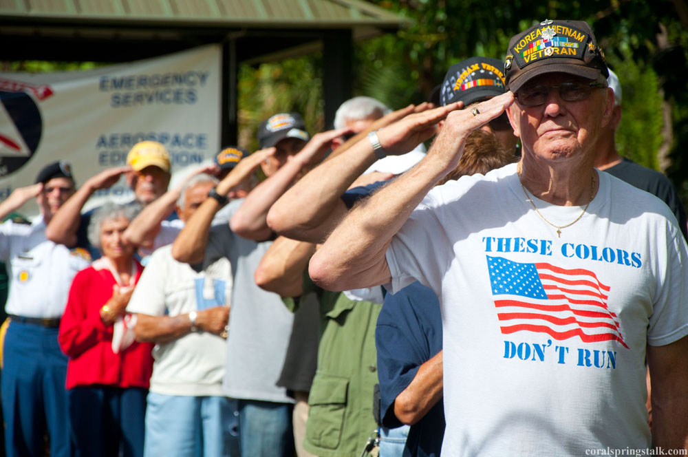 Coral Springs Honors Veterans During November 11 Ceremony