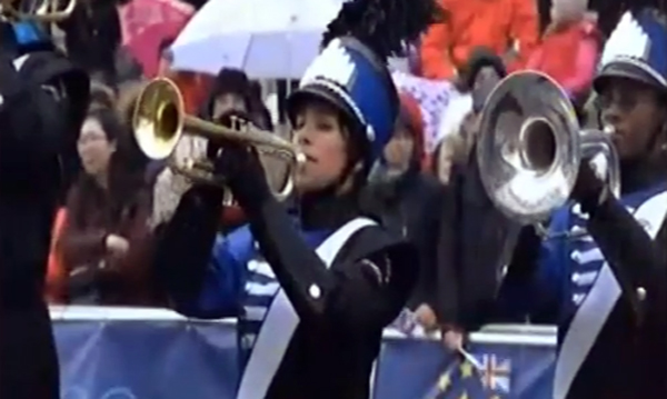 JP Taravella Marching Band Performs in London