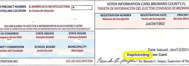 Resident Finds Typo in New Voter Cards Resident Finds Typo in New Voter Cards