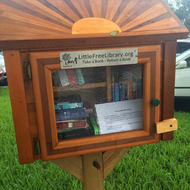 Coral Springs newest Little Free Library