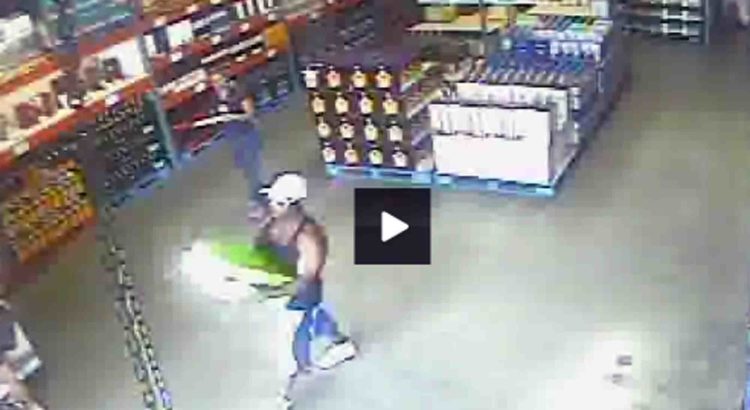 Booze Thief Caught on Surveillance at Wholesale Club