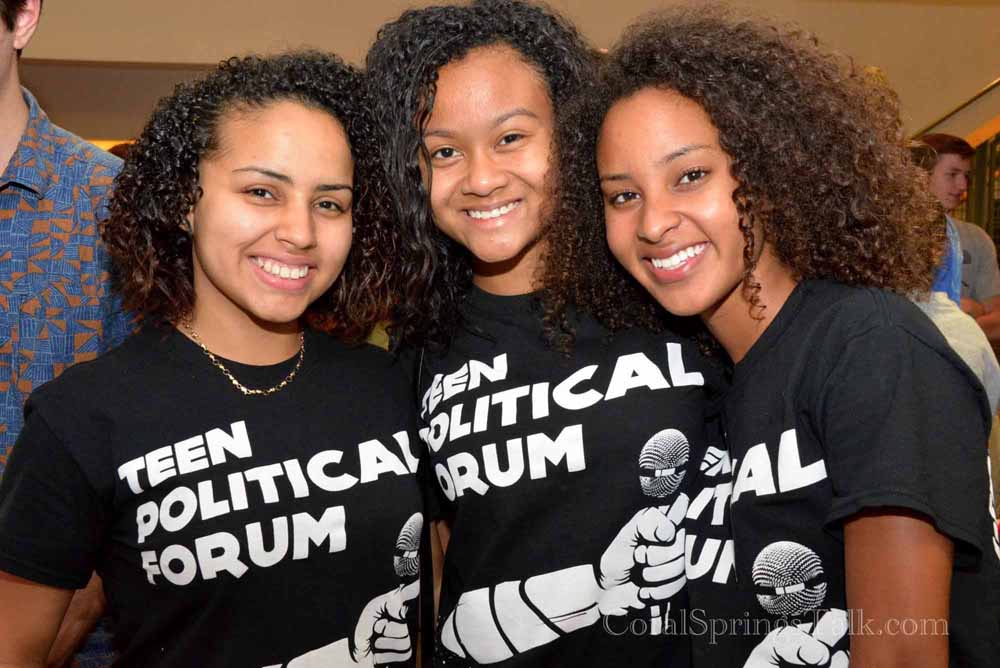 Students from the 2014 Teen Political Forum