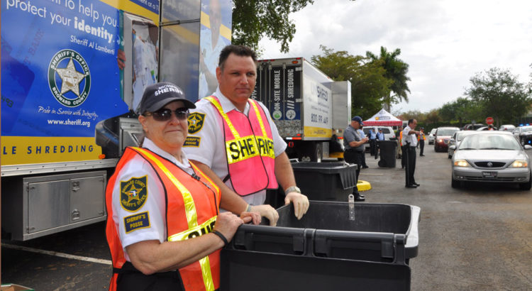 BSO holds Shred-A-Thon and Prescription Drug Take Back Event in Parkland