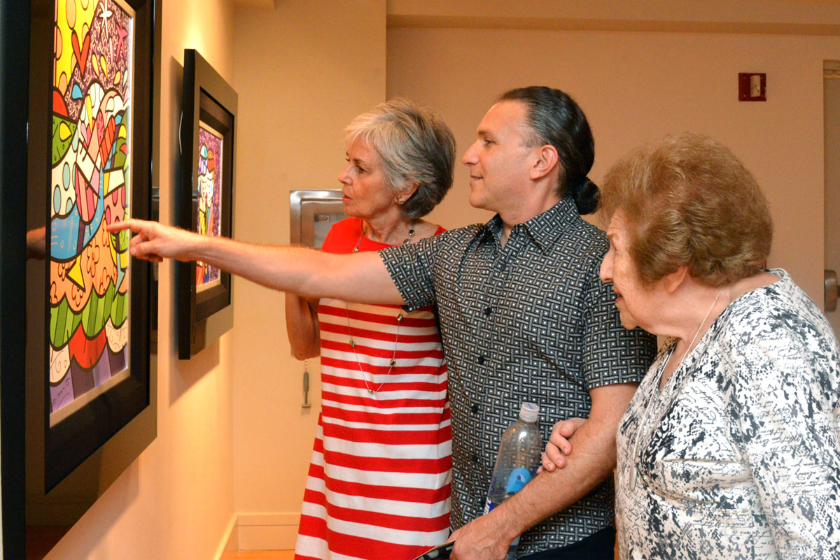 Opening Reception for Romero Britto Held at the Museum of Art