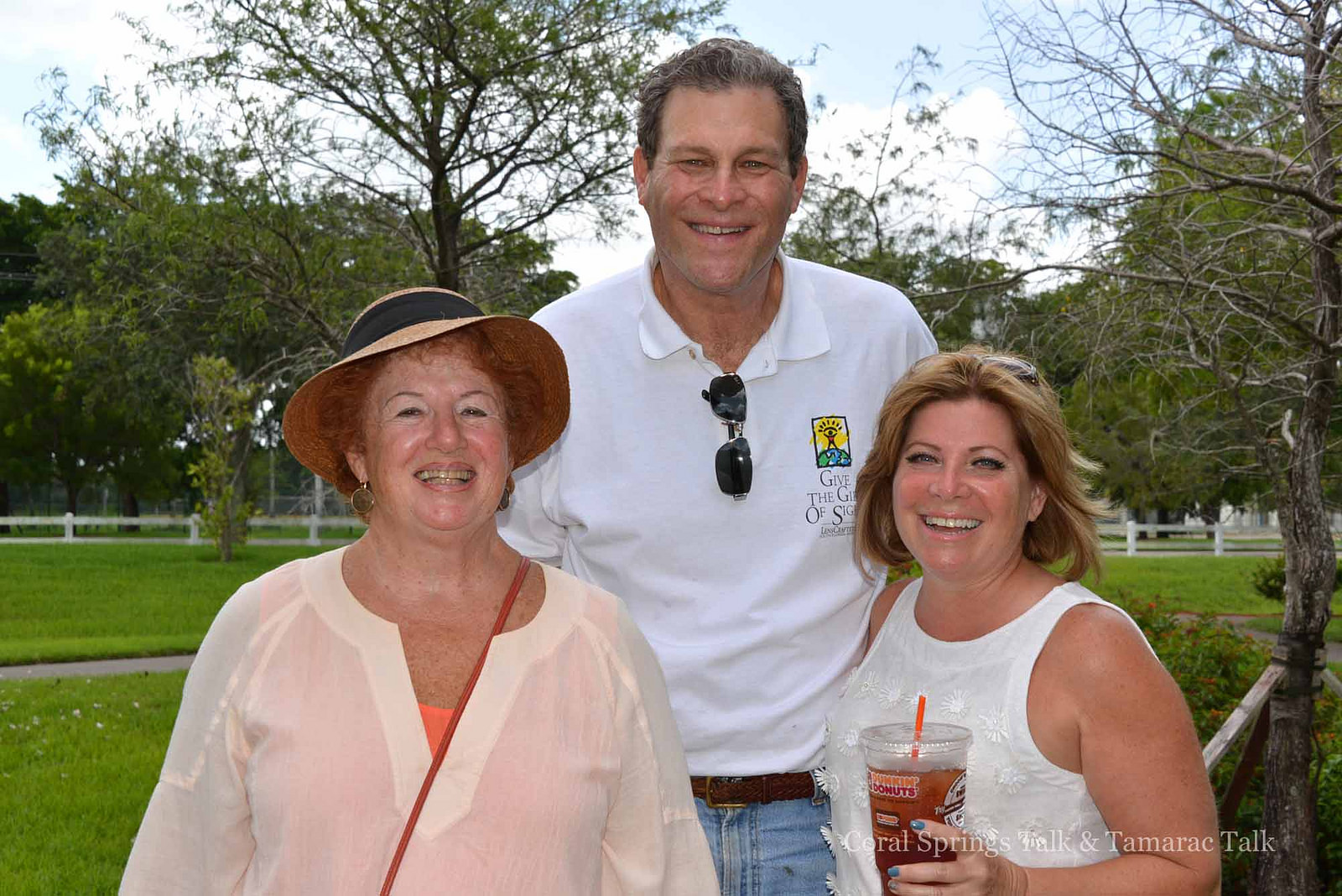 Mitch Ceasar with Broward County Commissioner Stacy Ritter (on right)