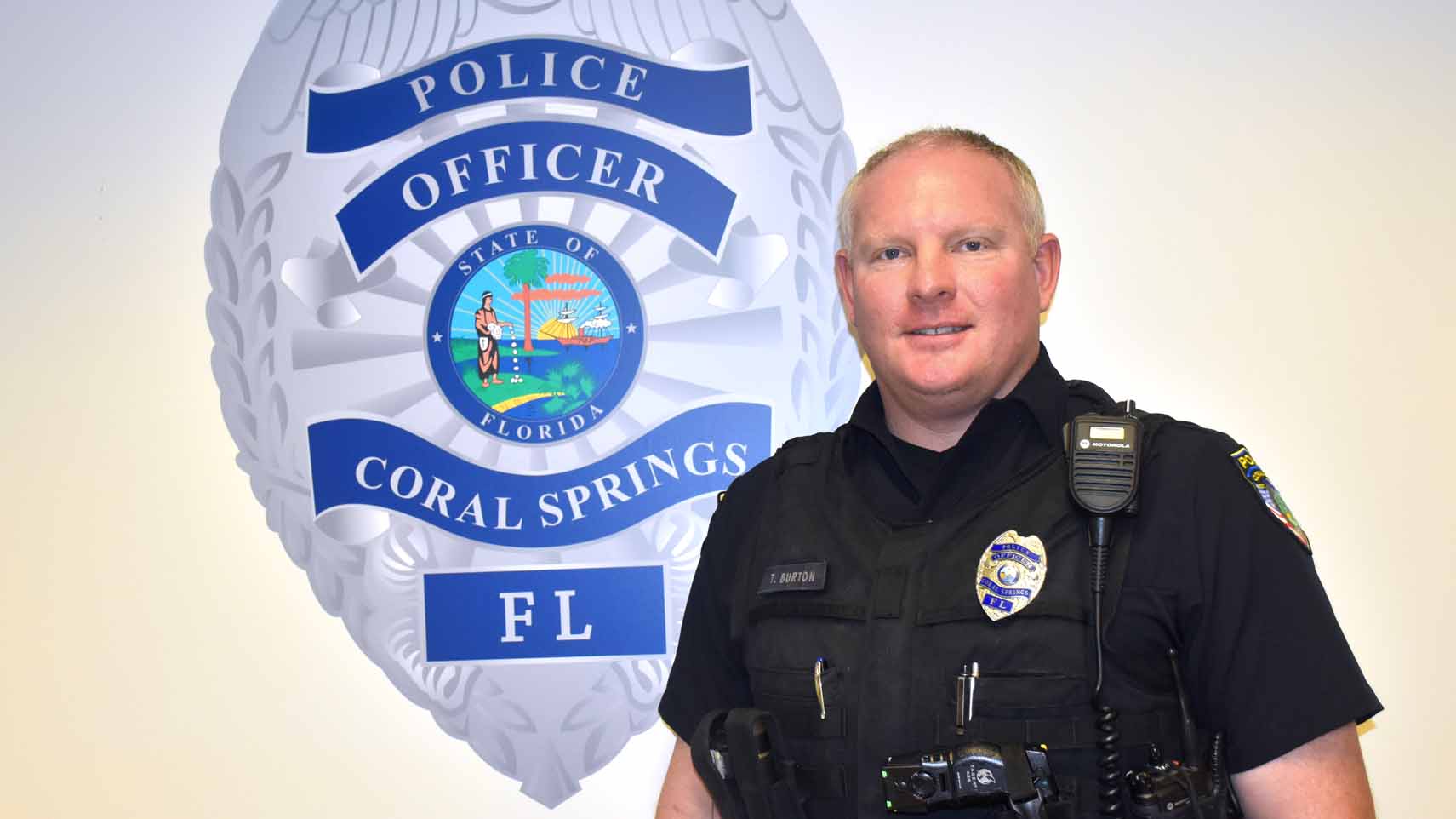 Coral Springs Police Officer Tim Burton