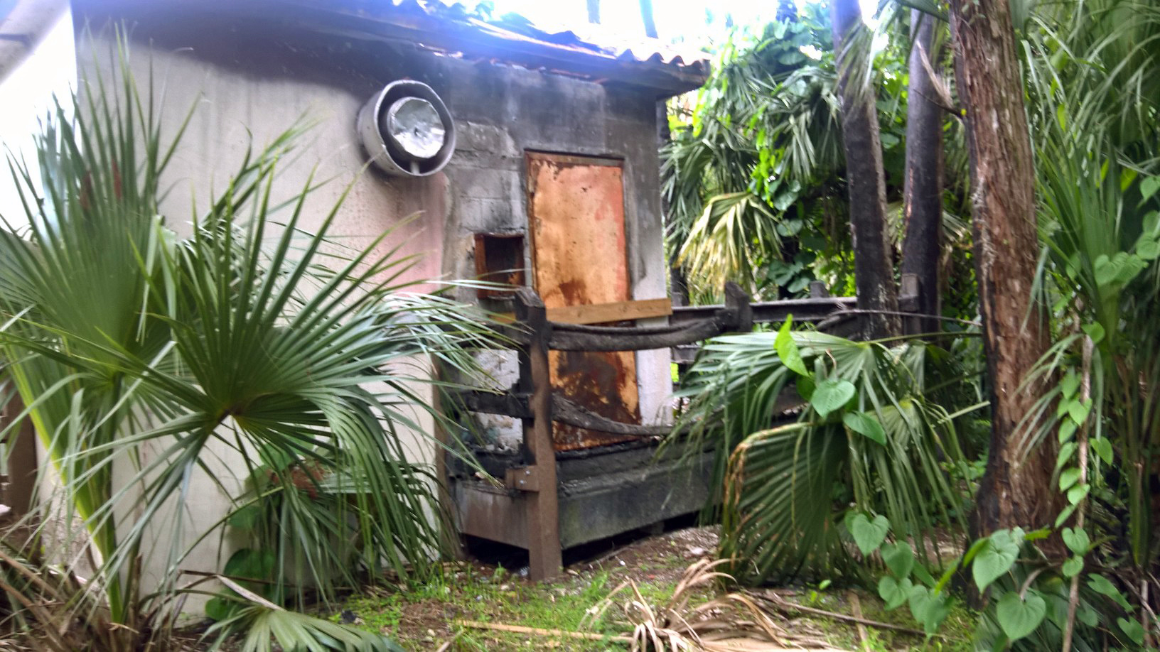 Bathrooms at Fern Glen Park in Coral Springs destroyed by an electrical fire.