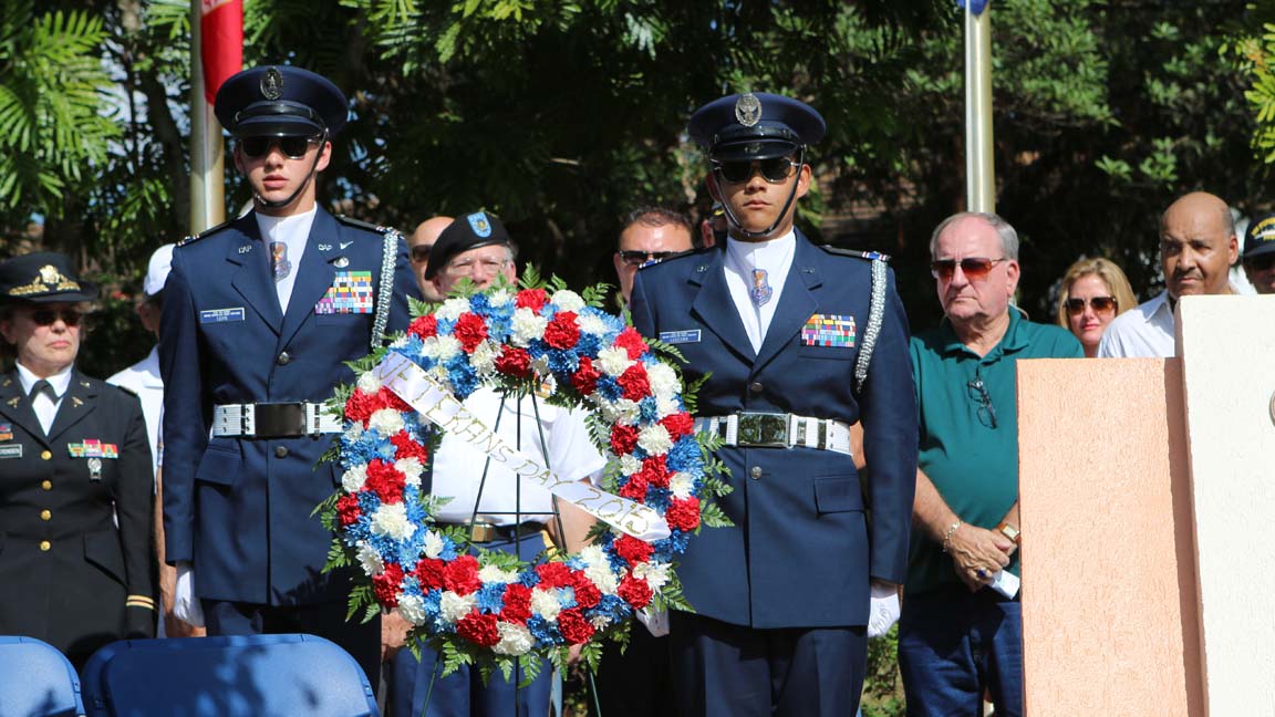 Veterans Day 2015. Photo courtesy City of Coral Springs.