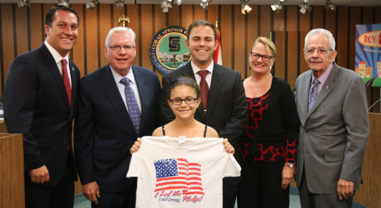 City Seeks Students to Lead Pledge of Allegiance at Commission Meetings