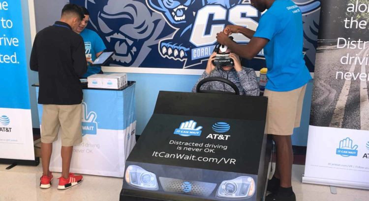 Students Learn Dangers of Distracted Driving in Virtual Reality Simulator Students Learn Dangers of Distracted Driving in Virtual Reality Simulator