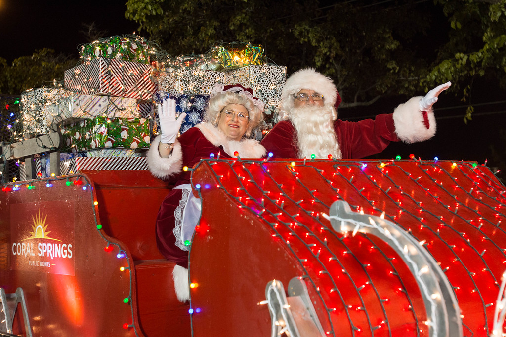 Coral Springs Holds Tropical Holiday Parade