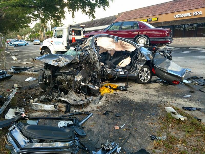Two Hospitalized with Life-Threatening Injuries After Coral Springs Crash