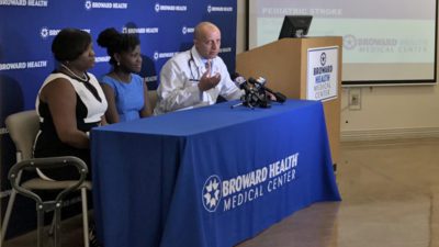 Edgire and Lynn-sah Joseph with Dr Agner - BHMC Salah