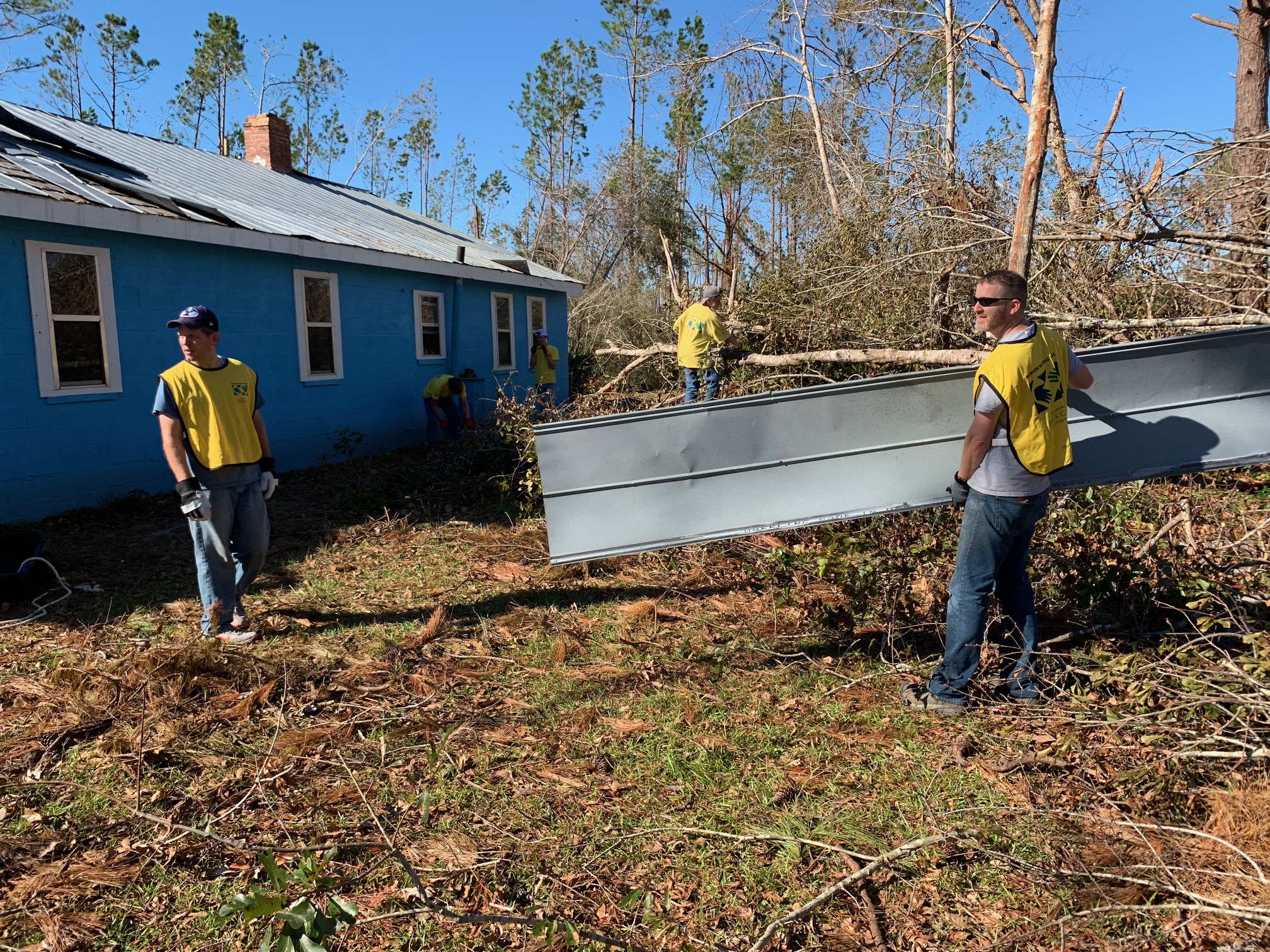 Massive Volunteer Effort for Hurricane Michael Cleanup Organized by LDS Church in Coral Springs