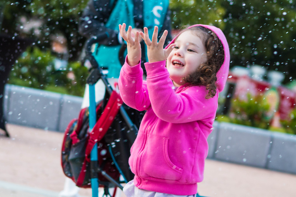 Be prepared for snow during "Downtown in December". Photo courtesy City of Coral Springs.