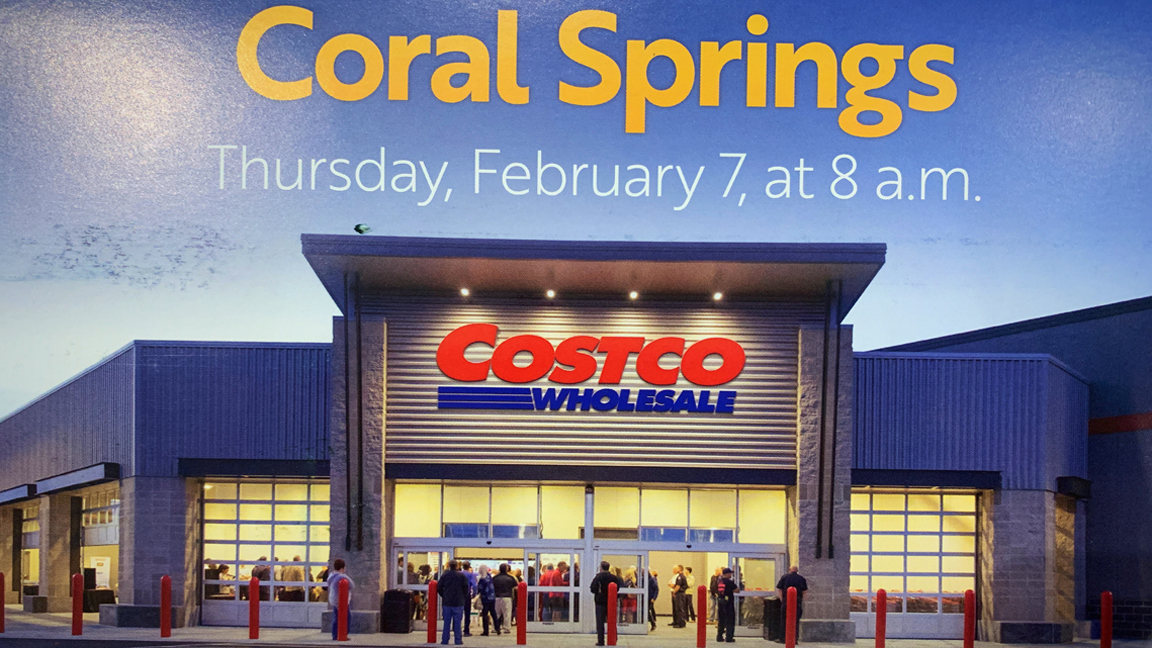 Costco Announces February Opening Date of Coral Springs Location