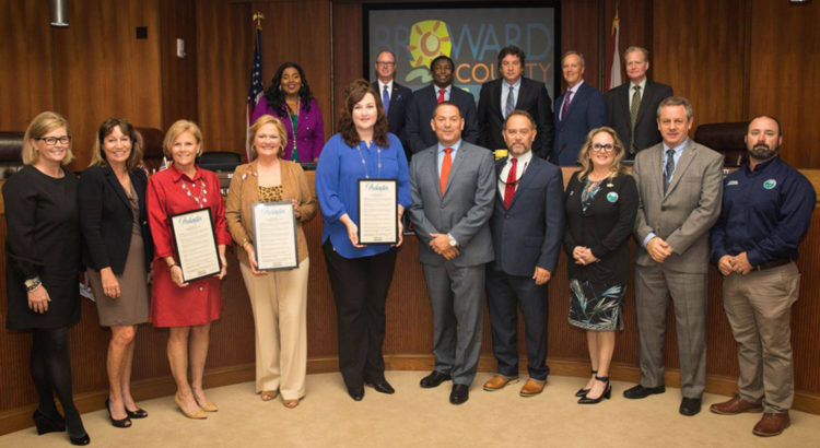 County Commissioner Udine Awards Proclamation to Coral Springs Museum of Art