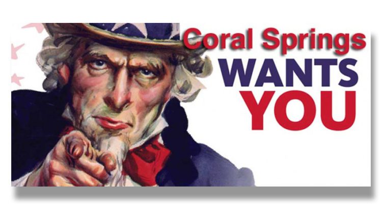 Qualifying Begins March 4 For Open Coral Springs Commission Seat Qualifying Begins March 4 For Open Coral Springs Commission Seat