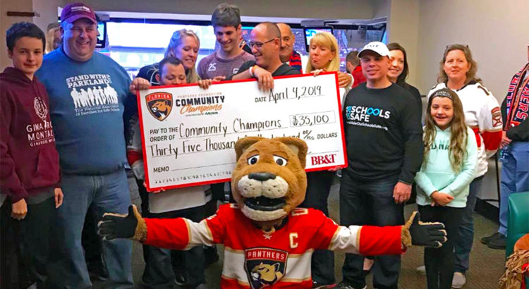 Florida Panthers Continue to Assist Local Nonprofits