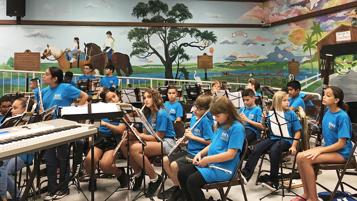 Think Outside the 'Bach' Enroll in Band Camp at Ramblewood Middle School