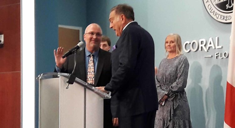 Shawn Cerra Sworn in as New Coral Springs City Commissioner