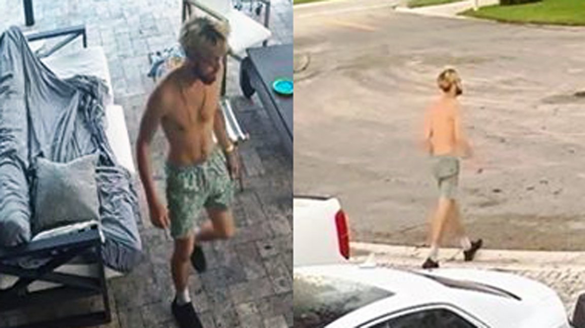 Shirtless Man Hops Wall and Falls Asleep on Coral Springs Couple's Patio