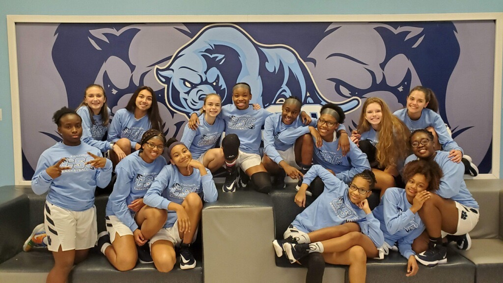 Coral Springs Charter Girls Basketball. Credit: CSC Athletics.