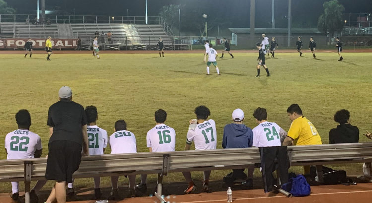 Coral Springs High School Boy’s Soccer Wins Opening District Game