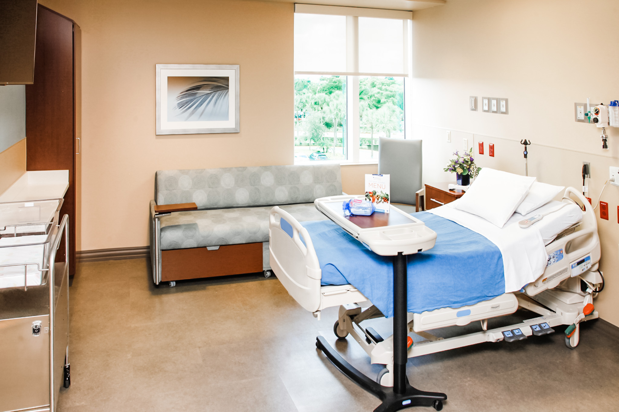 Patient Room at Northwest Medical Center.