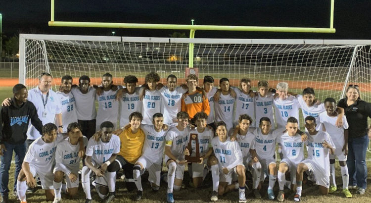 Coral Glades Boy’s Soccer Win First District Championship in School History