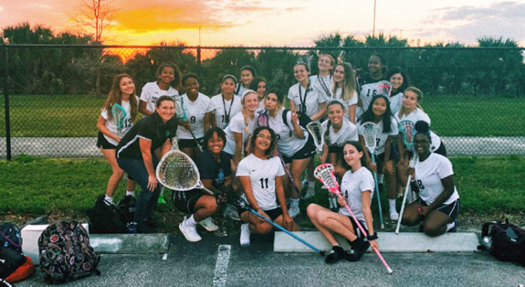 Bennett Scores First Goal in Coral Glades Girl’s New Lacrosse Team