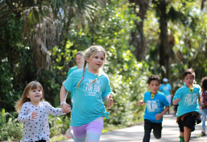 Family Fun Bubble Run with Ramblewood Elementary School. Photo by David Mello.