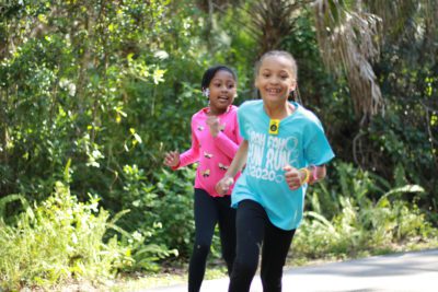 Family Fun Bubble Run with Ramblewood Elementary School. Photo by David Mello.