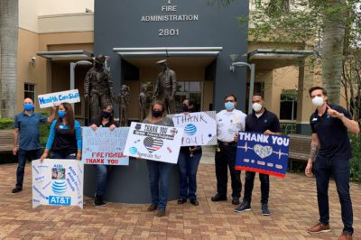 AT&T Employees Support Local First Responders and Frontline Heroes