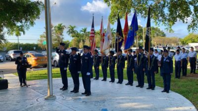 Coral Springs High School Air Force JROTC Receives USAF Distinguished Unit Merit Award