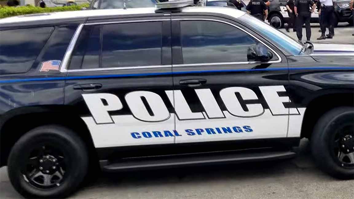coral springs police car vehicle