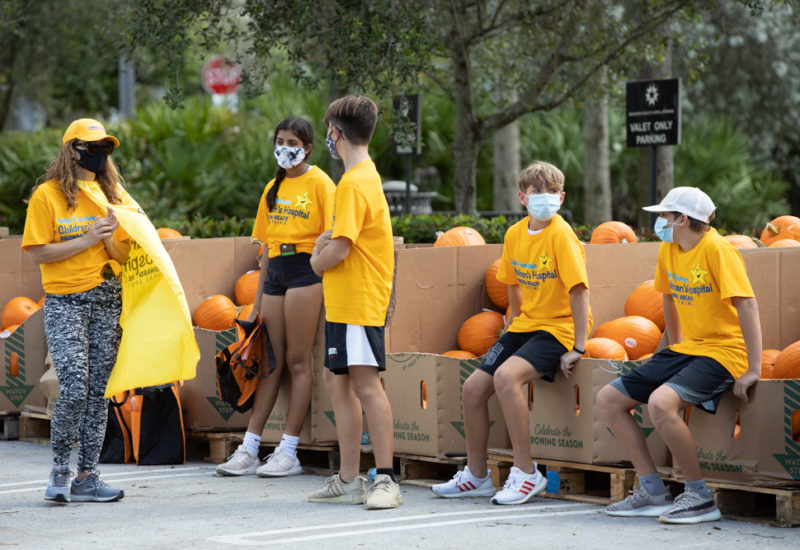 Over 1,500 Pumpkins Distributed at Broward Health Coral Springs