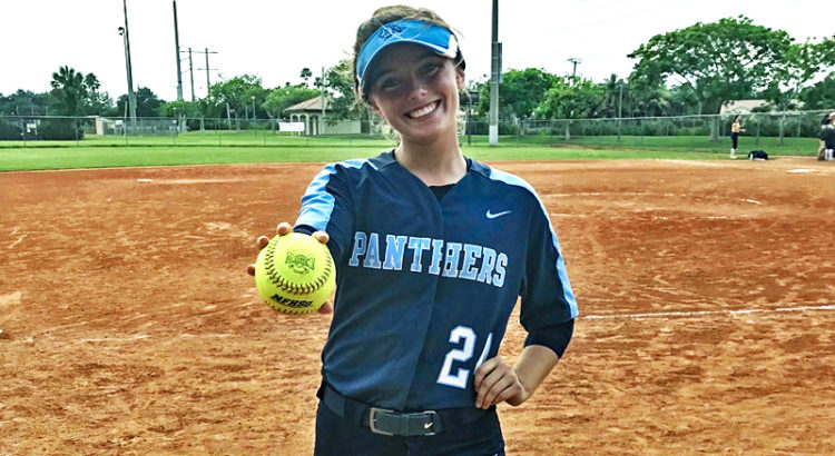 Godfrey Throws Another Gem For Coral Springs Charter Softball