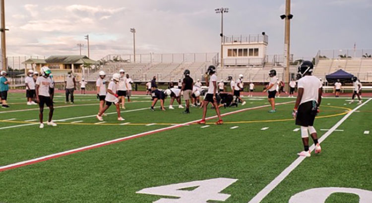 Coral Glades High School Football Team Prepares for Opening Night