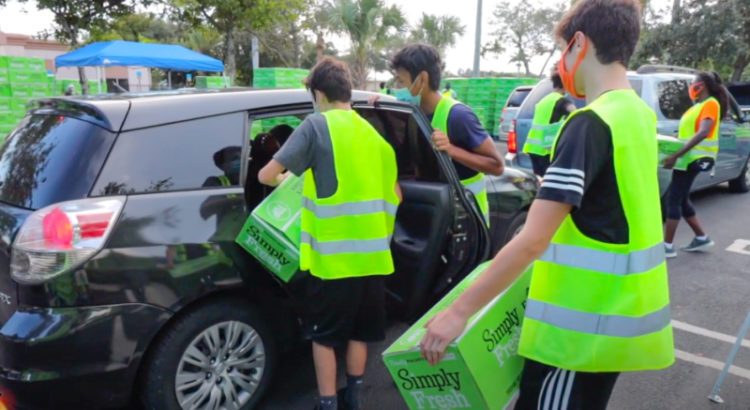 Earn Service Hours at Chabad of Coral Springs Free Food Distribution June 21