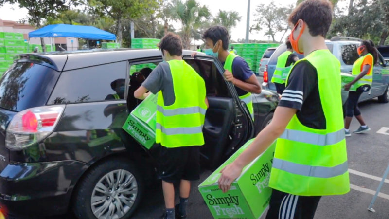Earn Service Hours at Chabad of Coral Springs Free Food Distribution