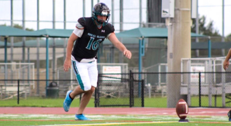 Coral Glades Kicker Colton Eisenberg Set to Play at Division I College