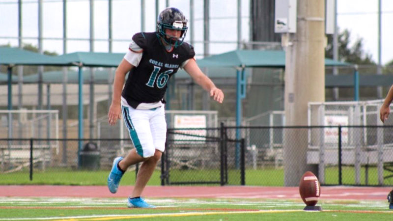 Former Coral Glades Kicker Colton Eisenberg Ready For Chance In College