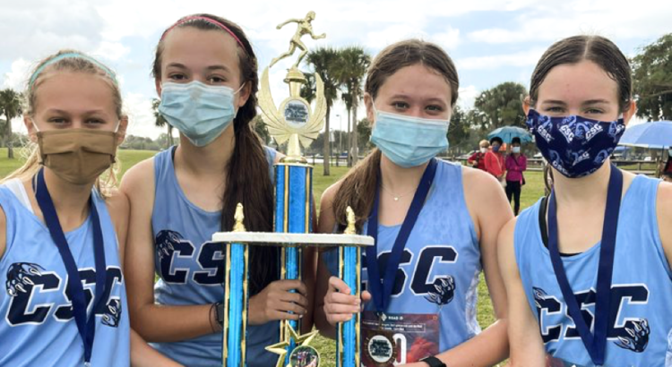 Coral Springs Charter Girls Cross Country Team Finish 3rd in Tri-County Championship