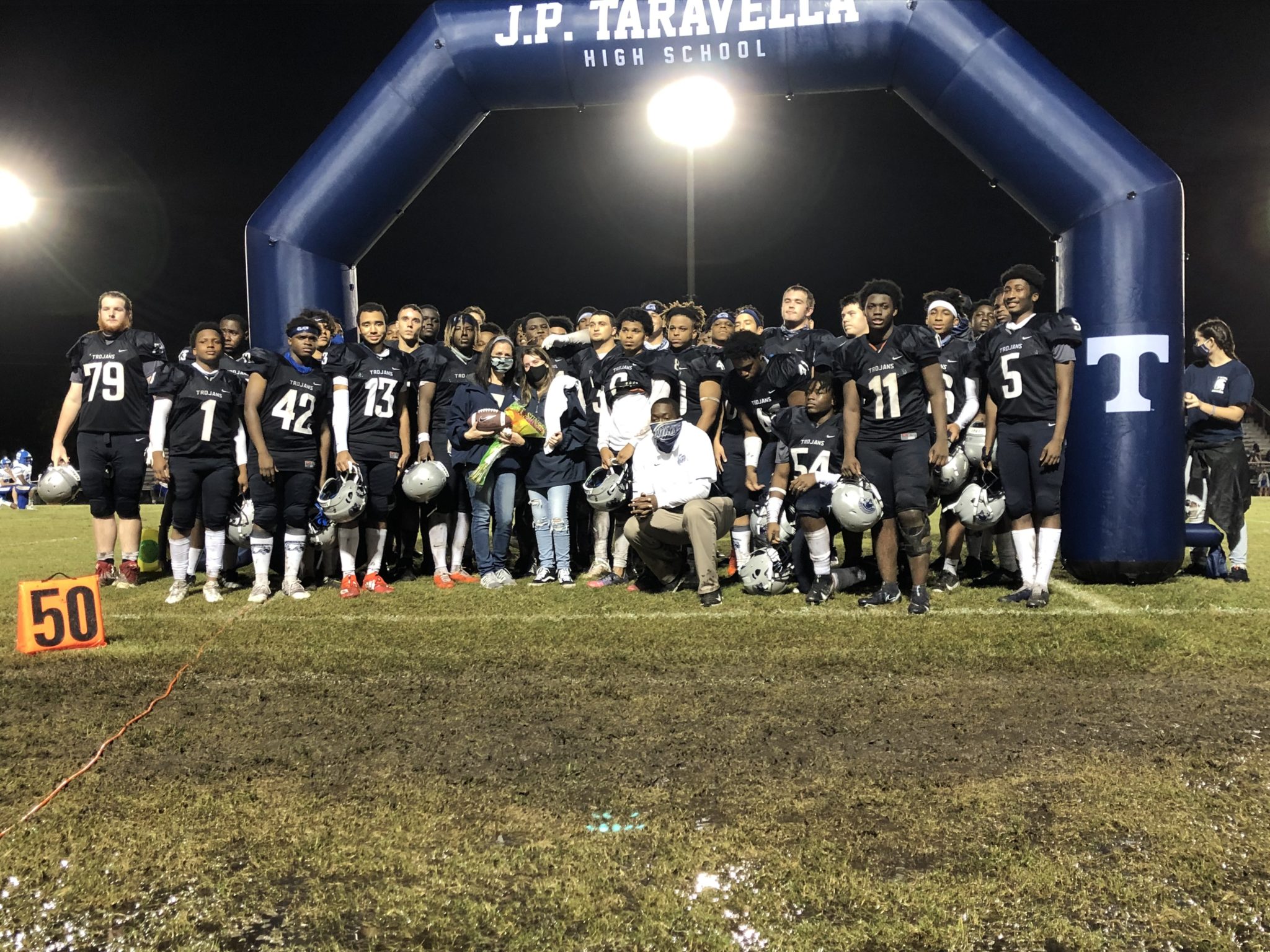 J.P. Taravella High School Football Team Breaks Through With First Win
